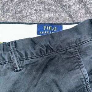 Ralph Lauren Navy and Light Blue Polo Chino Shorts